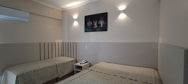 Flat 707 no Spazzio diRoma com acesso ao Acqua Park e Splash