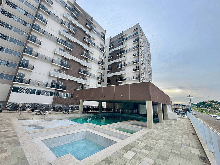 Flat 113 no Spazzio diRoma com acesso ao Acqua Park e Splash