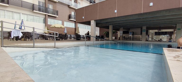 Flat 306 no Spazzio diRoma com acesso ao Acqua Park e Splash