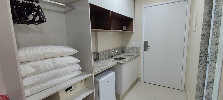 Flat 909 no Spazzio diRoma com acesso ao Acqua Park e Splash